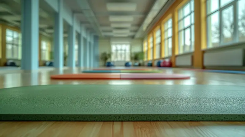 Yoga Sportraum mit Matte